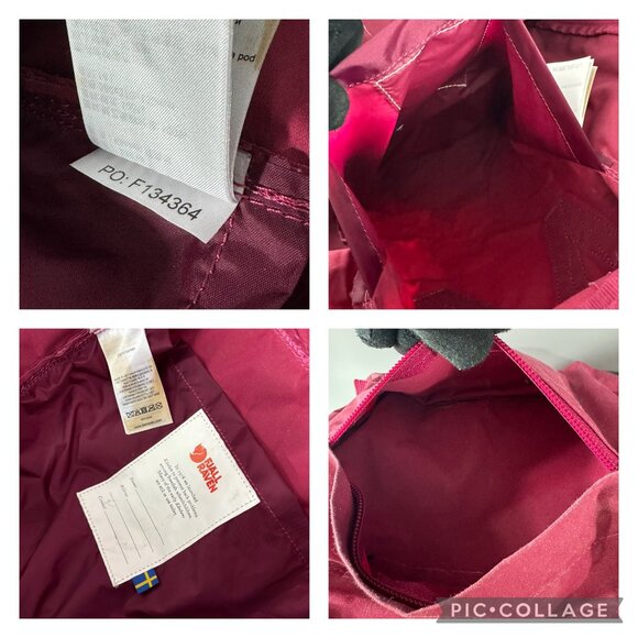FJALLRAVEN Burgundy Kanken Backpack main image 14